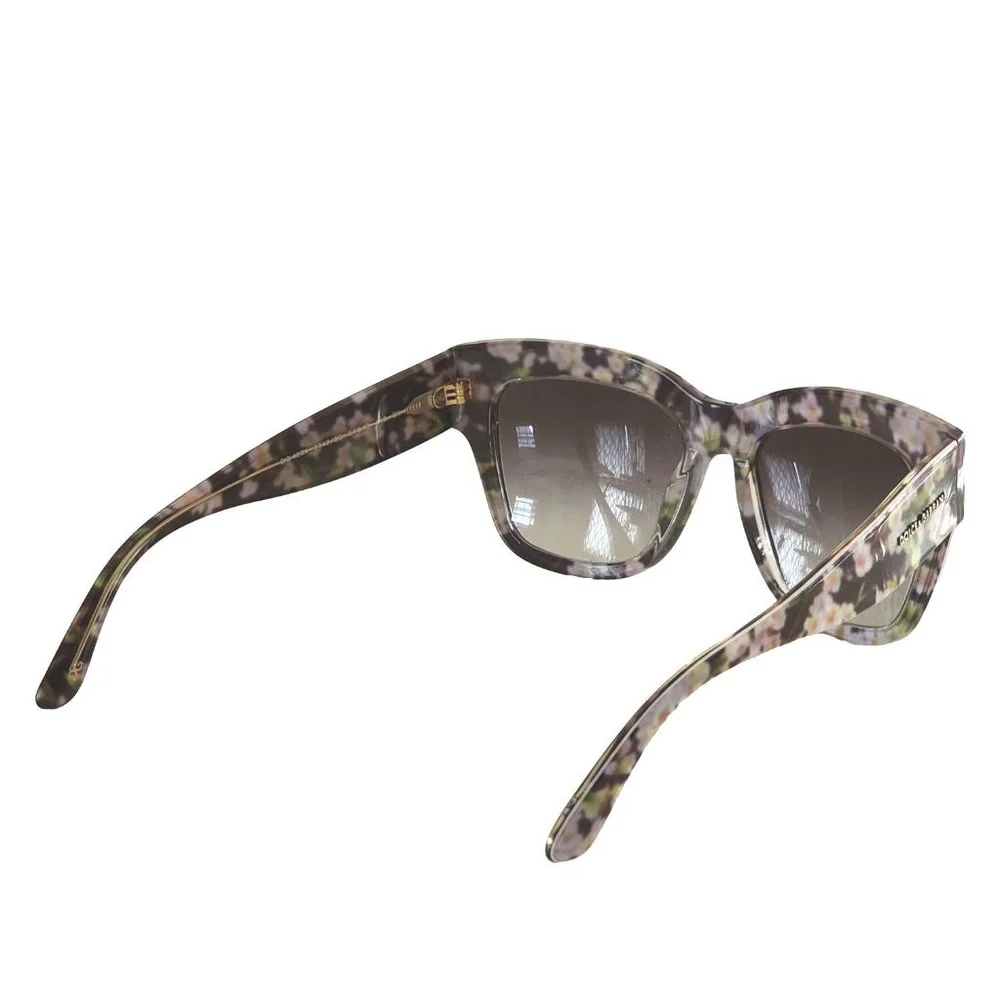 DOLCE & GABBANA Floral Acetate Square Sunglasses DG 4231 - Picture 6 of 10